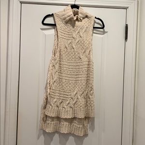 Free people sleeveless sweater